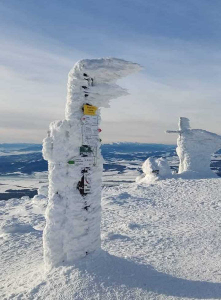 na szczycie Gabiej Gory