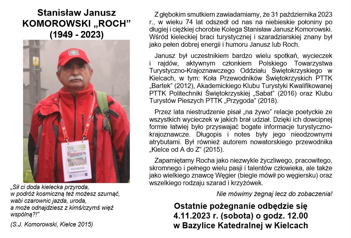 Ostatnie pożegananie S.J. Komorowskiego