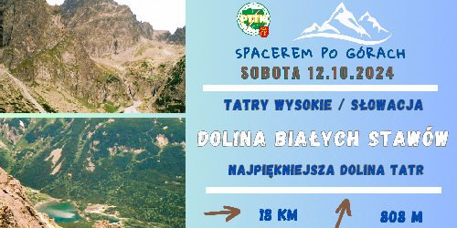 12.10.2024 - Spacerem po górach - Tatry Wysokie - Słowacja